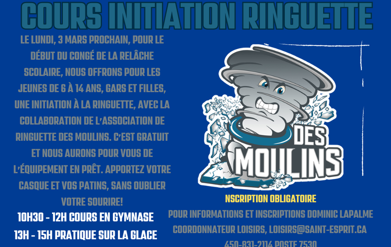 COURS INITIATION RINGUETTE